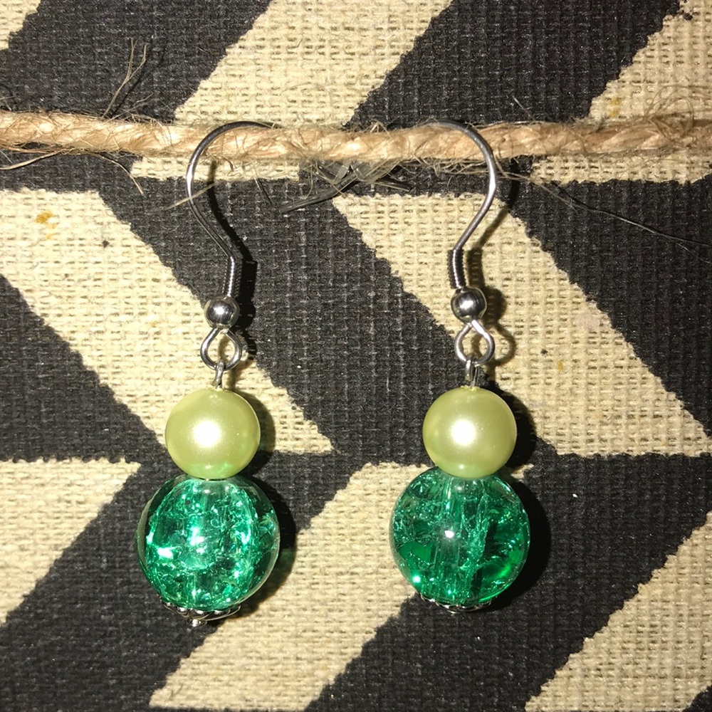 Light green and dark green